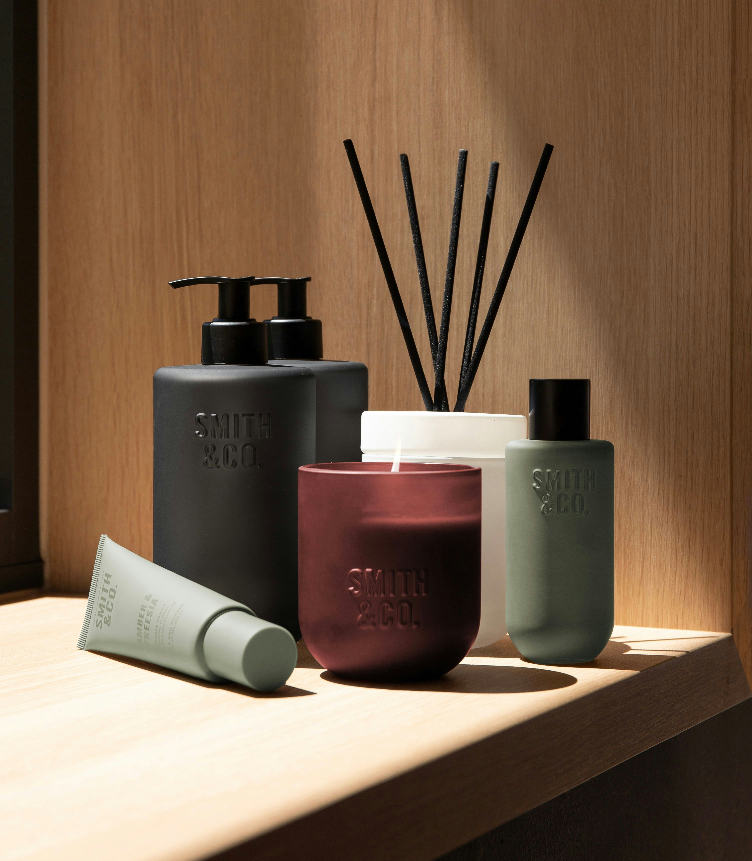 Where home decor meets home fragrance. The iconic Smith & Co. range has been reinvented with a new look and new aromas.